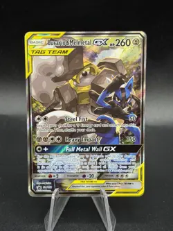 Lucario & Melmetal GX - SM192 - Alternate Art Promo NM Pokemon HK3 - Image 1