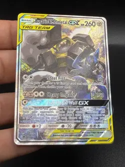 Lucario & Melmetal GX - SM192 - Alternate Art Promo NM Pokemon HK3 - Image 2