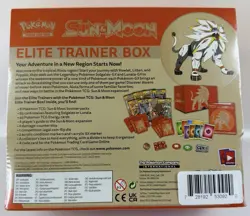 Pokemon TCG Sun & Moon Base Set Solgaleo Elite Trainer Box ETB NEW Sealed 728192530920 - Image 5