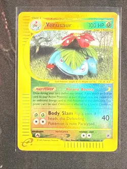 Pokemon Venusaur Expedition Base Set Reverse Holo Rare 30/165 LP+ - Image 1