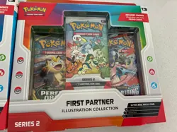 Pokemon TCG First Partner Illustration Collection Series 1 and 2 Sealed Set - Image 3