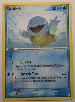 Pokemon TCG Squirtle 83/112 FireRed & LeafGreen Regular Common 2004 LP - Image 2