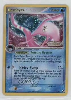 Gorebyss Reverse Foil Pokemon EX Legend Maker #17 2006 - Image 1