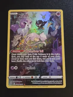 Pokemon Mew GG10 / GG70 Crown Zenith Galarian Gallery Holo Rare TCG GG10/GG70 NM - Image 1