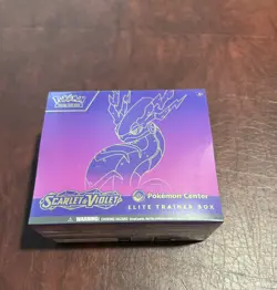 Pokemon Scarlet & Violet Elite Trainer Box Pokemon Center Miraidon (Sealed) - Image 1