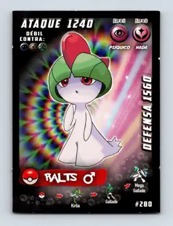 Ralts 280 South America (Peru) Out of Print NM/LP Pokemon Card - Image 1