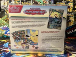 Pokemon Paradox Rift Sealed Pokemon Center Roaring Moon Elite Trainer Box ETB - Image 3