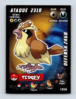 Pidgey 016 South America (Peru) Out of Print NM/LP Pokemon Card - Image 1