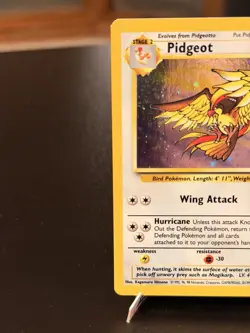 Pokemon Pidgeot 14/130 Holo Rare Base Set 2 WOTC Vintage NM/LP - Image 3
