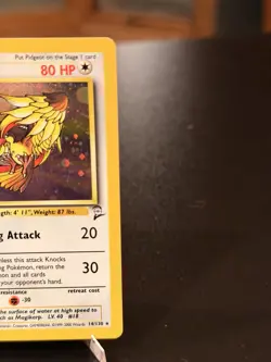 Pokemon Pidgeot 14/130 Holo Rare Base Set 2 WOTC Vintage NM/LP - Image 4