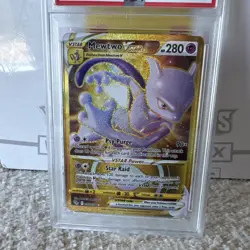 2022 Pokemon Go Mewtwo Vstar Gold Secret Rare #086/078 PSA 10 Gem Mint💎 - Image 3