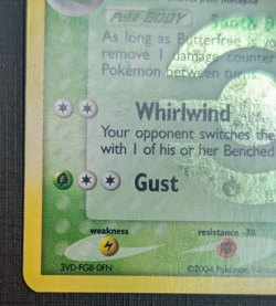 BUTTERFREE 2/112 FireRed & LeafGreen Holo Rare Reverse Holo Pokemon TCG NM,LP - Image 5
