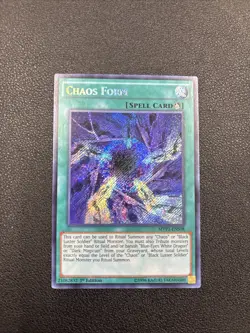 *** CHAOS FORM *** 1ST EDITION SECRET RARE MINT/NM MVP1-ENS08 YUGIOH! A6 - Image 1