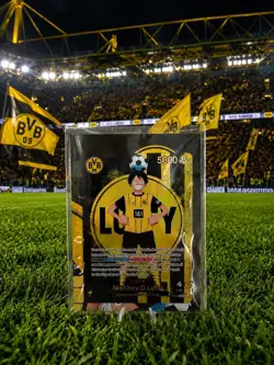 BVB x One Piece Monkey.D.Luffy card ST13-003 Matchday collab, ex/near Mint - Image 1