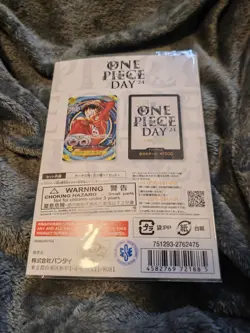 One Piece TCG Premium Card - Monkey D Luffy OP07-109 - ONE PIECE DAY 24 - SEALED - Image 3