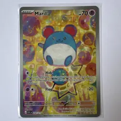 Nintendo Marill Illustration Rare Full Art Holo Pokemon Card 232/217 EN - Image 1