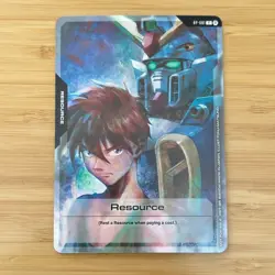 SDCC 2025 Gundam TCG Resource Card RP-001 Alt Art Non Foil Beta English Promo - Image 1