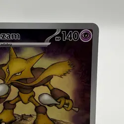 Pokemon Alakazam TCG Mega Evolution Black Star Promo Card MEP-009 NM - Image 4