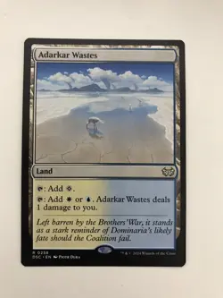 Adarkar Wastes MTG Magic the Gathering Card NM Near Mint DSC - Image 1