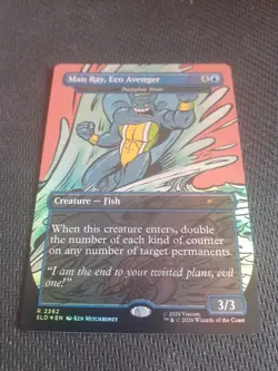 Man Ray, Eco Avenger Deepglow Skate FOIL MTG TMNT Secret Lair NM Magic - Image 1