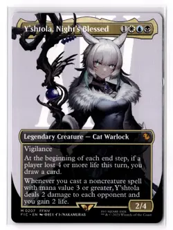 Y'shtola, Night's Blessed (Borderless) 207 Commander: FINAL FANTASY FIC NM - Image 1
