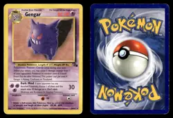 Gengar 20/62 Unlimited Rare Fossil Pokemon Card - 1 - Image 1