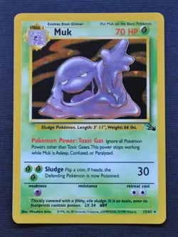 Muk #13 / 62 Fossil Holo - NM - Pokemon 1999 - Image 1