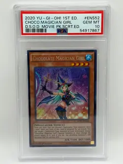 Chocolate Magician Girl ENS52 1st Edition Yugioh PSA 10 - Image 1