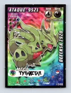 Mega Tyranitar 248 South America (Peru) Out of Print NM/LP Pokemon Card - Image 1