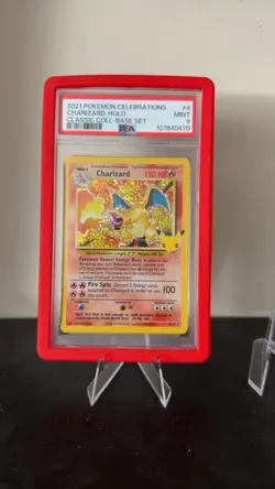 Charizard-Holo Pokemon Celebrations Classic Collection 2021 #4 PSA 9 - Image 1