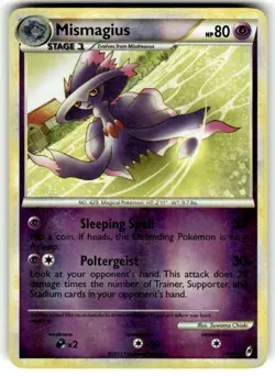 Pokemon TCG Mismagius 28/95 Reverse Holo Rare Call of Legends Set LP/MP - Image 1