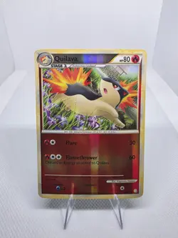 Pokemon TCG Quilava 49/123 Reverse Holo EN LP - Image 1