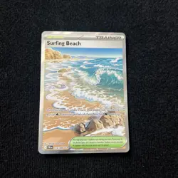 Surfing Beach 114/086 Pokemon Chaos Rising NM/M - Image 1