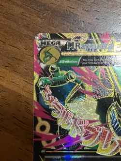 M Rayquaza EX 105/108 Full Art Holo Roaring Skies UR HP 220 2015 (LP) - Image 2