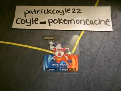 Pokemon Edibas Lamincards #122 Mr. Mime (English/2006) MP - Image 1