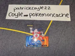 Pokemon Edibas Lamincards #122 Mr. Mime (English/2006) MP - Image 2