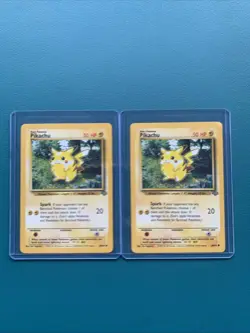 1999 Pokemon Jungle #60 Pikachu Non Holo HP-MP Lot of 2 - Image 1