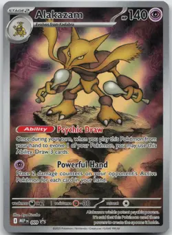 Alakazam 009 Holo Promo ME: Mega Evolution Promo Pokemon Holo NM/M - Image 1