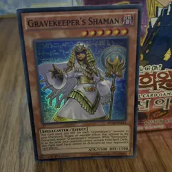 Gravekeeper's Shaman MP14-EN214 Super Rare 1st Edition Near Mint Yugioh - Image 1