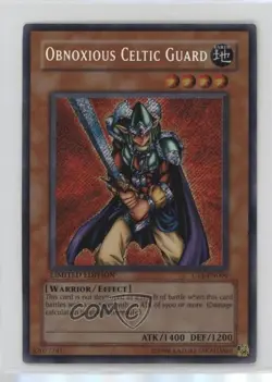 Obnoxious Celtic Guard YuGiOh Collectors Tin Promo #CT1-EN006 2004 - Image 1