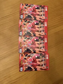 ONE PIECE EXTRA BOOSTER HEROINES EDITION EB-03. Sleeved booster packs. X4 - Image 1