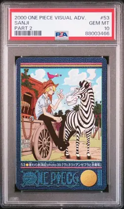 PSA 10 Straw Hat Log Photo 39 ONE PIECE Visual Adventure No.53 Japan 2000 - Image 1