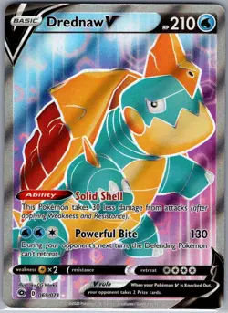 Drednaw V (Full Art) 069/073 Champion's Path - Pokemon Card - NM - Image 1