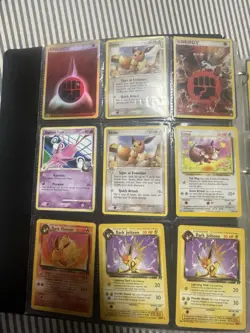 Pokemon Card Vintage Collection Binder Lot With Eeveelutions - Image 2