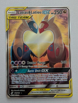 Pokemon Cards: Team Up Ultra Rare Full Art: Latias & Latios GX 170/181 ！ - Image 1