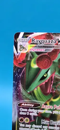 Pokemon TCG Rayquaza VMAX Rapid Strike Crown Zenith Holo Ultra Rare Card B10 - Image 2
