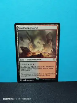 Smoldering Marsh / Schwelendes Marschland - MTG Magic - Image 1