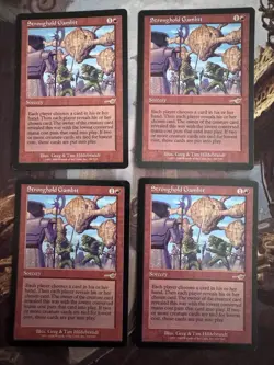 Stronghold Gambit x4 MTG Magic the Gathering Nemesis playset - Image 1