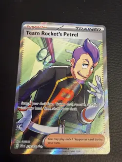 Team Rocket's Petrel~ Pokemon Trainer Gallery~ Pokemon Cards~ Full Art Trainer - Image 2
