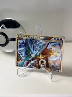 ULTRA RARE Suicune & Entei Legend Set 94/95 Pokemon Holo HGSS Unleashed - Image 4